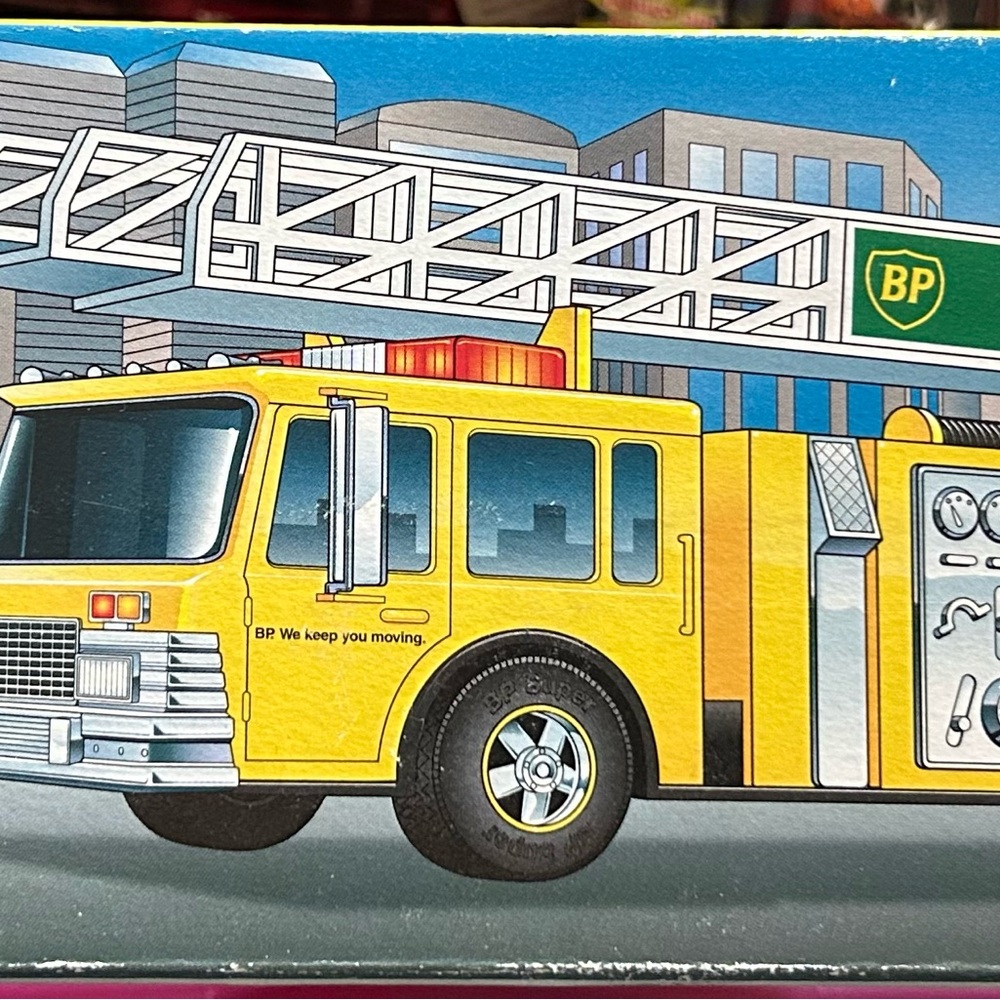 Fire Truck Toy - Red and Yellow - Picture 5 of 10